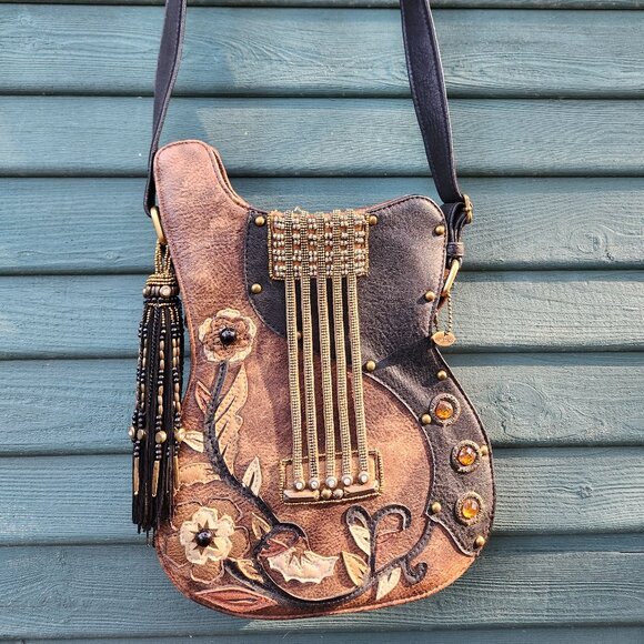 MARY FRANCES Guitar Purse - Picture 1 of 3